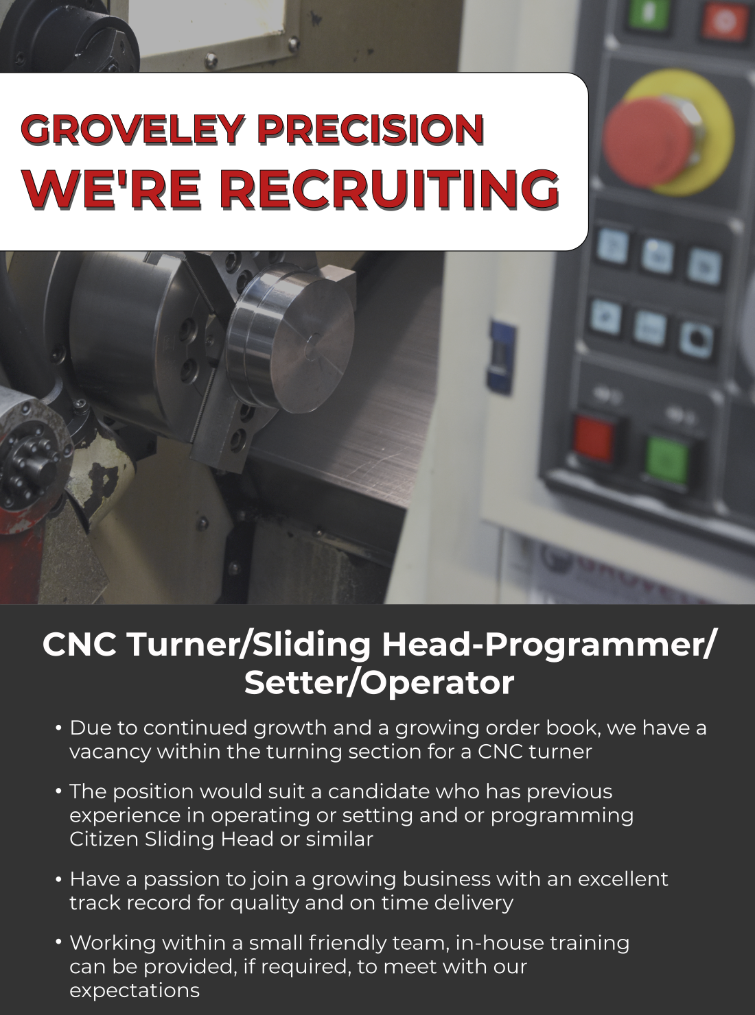 GROVELEY RECRUITING TURNER small GROVELEY RECRUITING TURNER small